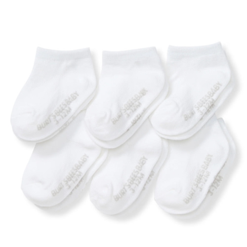 Solid Organic Cotton Baby Ankle Socks 6 Pack – Burt's Bees Baby