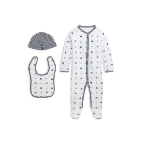 Polo Boys' 3-Pc. Polo Bear Coverall Set - Baby