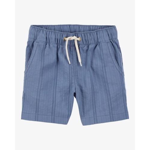 Baby Seersucker Drawstring Shorts - Blue - OshKosh | Carter's