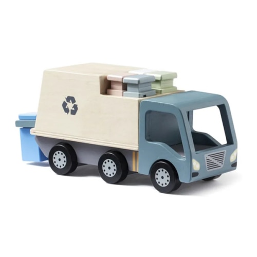 Wooden Garbage Truck Toy