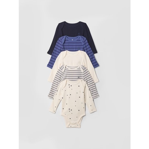 Baby First Favorites Rib Bodysuit (5-Pack) | Gap