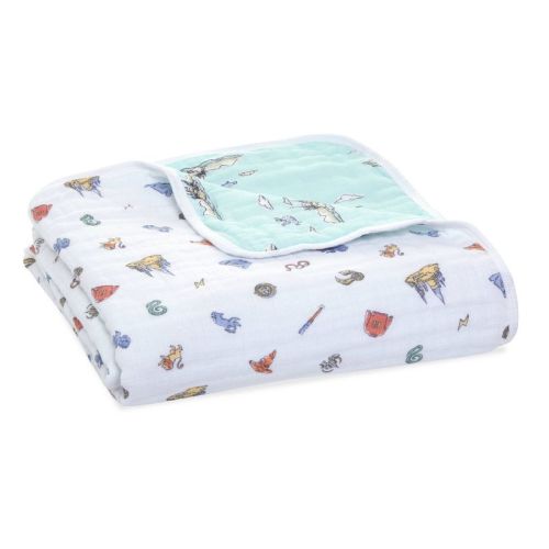 Aden + Anais Muslin Reversible Blanket Hogwarts Essentials