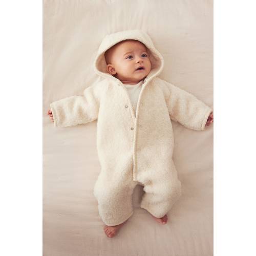 WOOL TEDDY BUNTING SUIT