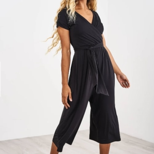 Latched Mama V-Neck Nursing Jumpsuit