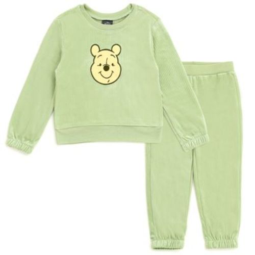 Disney Winnie The Pooh Infant Baby Boys Velour Sweatshirt And Jogger Pants Outfit Set Light Green Winnie The Pooh 12 Months
