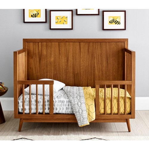 Mid Century Toddler Bed Conversion Kit | Modern Crib | Pottery Barn Kids