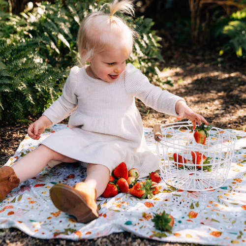 STRAWBERRY FIELDS BLANKET