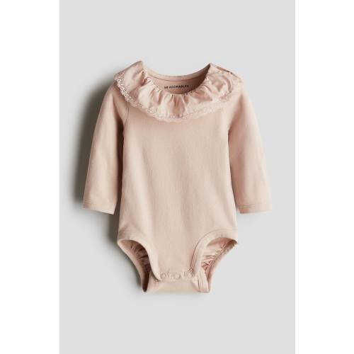 BODYSUIT WITH RUFFLED COLLAR
