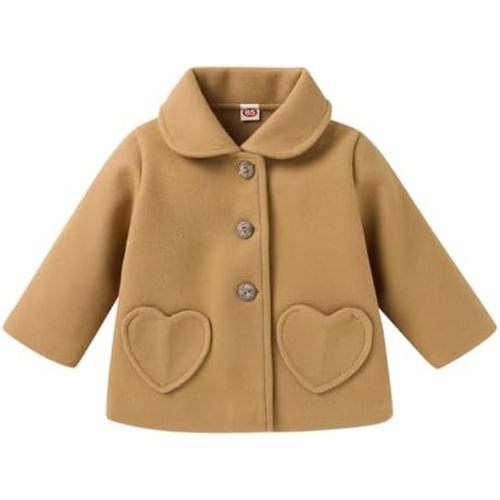 Baby Coats Fall Winter Kid Baby Girl Cloak Button Jacket Clothes Baby Outwear Clothes