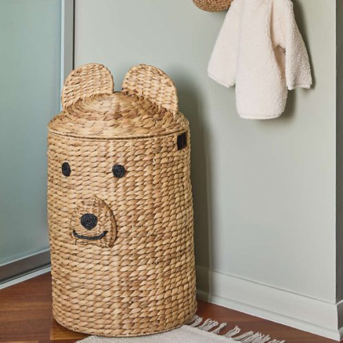 Bear Woven Kids Hamper with Handles