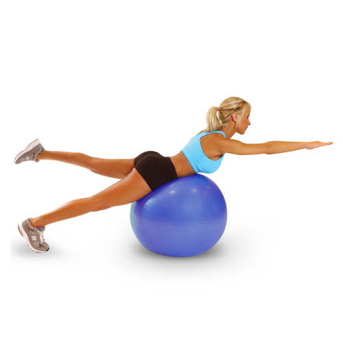 CAP Fitness Anti-Burst Stability & Pregnancy Ball, 65cm, Purple