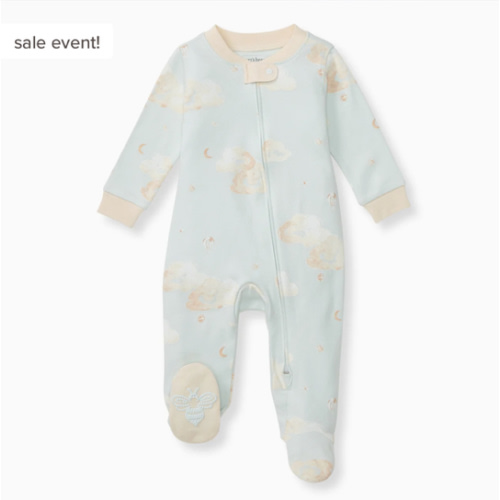 Good Night Sky Organic Cotton Sleep and Play Ice Flow