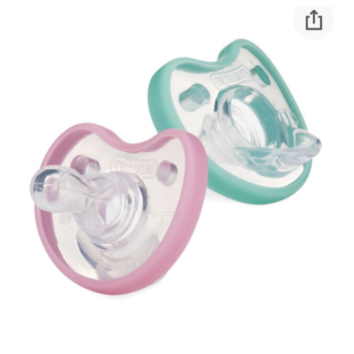 Soft-Flex Orthodontic Pacifier for 0-6 Months (2 Pack)