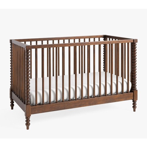 Chris Loves Julia Turned Wood Convertible Crib