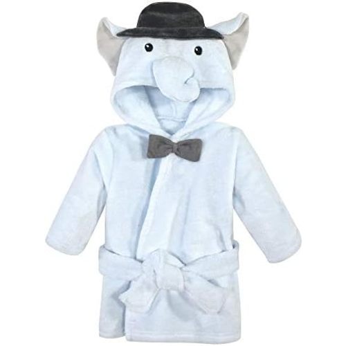 Hudson Baby Unisex Baby Plush Animal Face Bathrobe