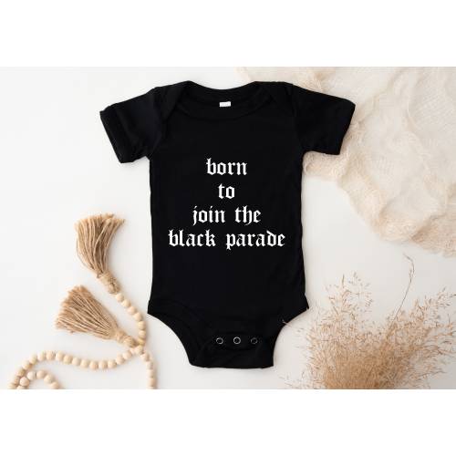 Emo Parade Baby Vest Grow Suit | | Announcement | Coming Soon | Sibling | Due Date | Pregnancy Gift | MCR | Emo | Punk | Pop