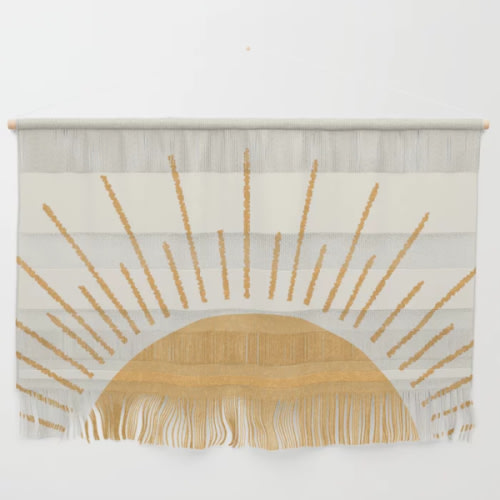 Sunshine Everywhere Wall Hanging by MoonlightPrint | Society6