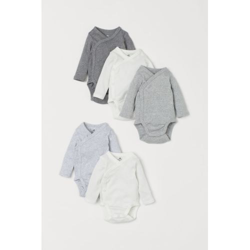 5-pack Wrapover Bodysuits