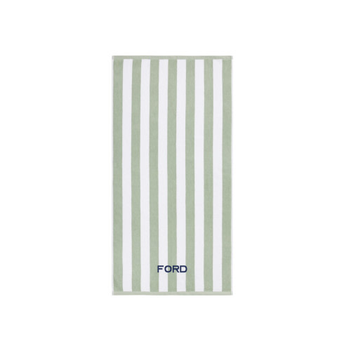 Rugby Stripe Kids Bath Towel | Pottery Barn Kids