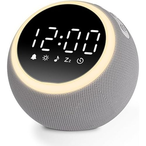 Rohent White Noise Sound Machine - with Nightlight & Alarm Clock - 25 Soothing Sounds, Adjustable Volume, Timer, Sleep Aid for Baby, Kids, Adults - Ideal for Sleep, Relaxation, Focus