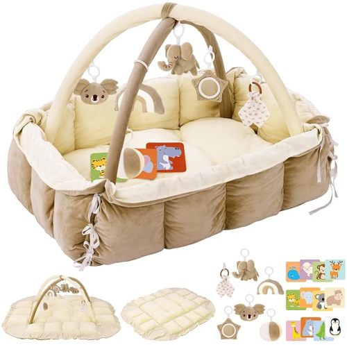 5-in-1 Plush Baby Play Gym