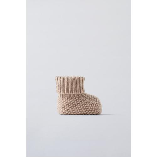 WOOL AND CASHMERE BOOTIES - Off White | ZARA United States