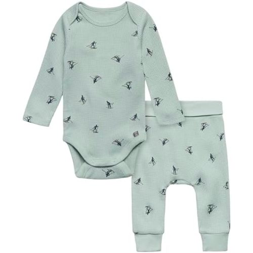 Modern Moments by Gerber Baby Long Sleeve Bodysuit and Pant Set
