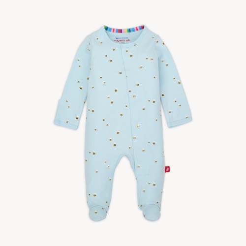 honey hill organic cotton magnetic parent favorite footie – Magnetic Me