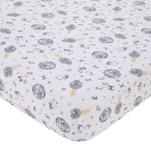 Star Wars May The Force Be With You Fitted Crib Sheet