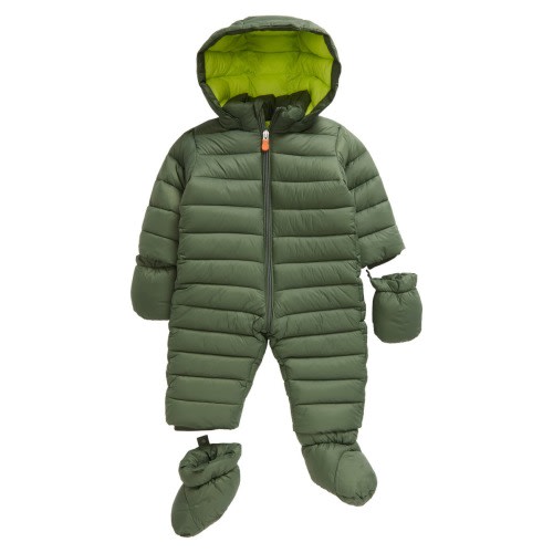 Baby Storm Bunting, 3-6M, Thyme Green