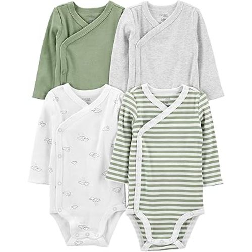 Simple Joys by Carter's unisex-baby 4-pack Side Snap Bodysuit