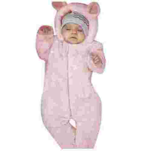 Odeerbi Baby Girls Boys Clothes Baby Rompers Newborn Winter Fleece Jumpsuit Solid Hooded Romper Warm Coat Outwear