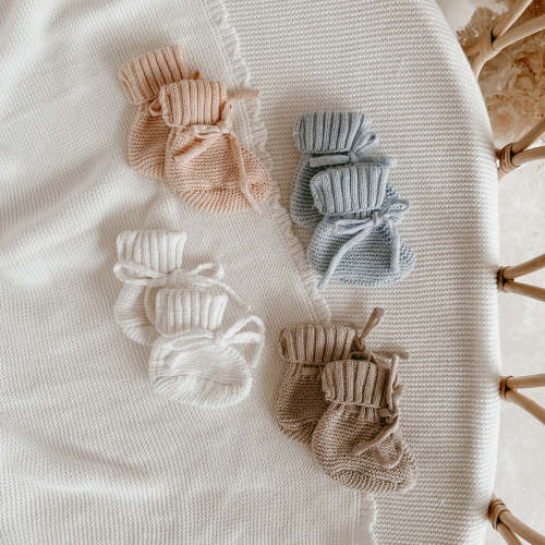 Mini Knit Booties - Newborn-6M