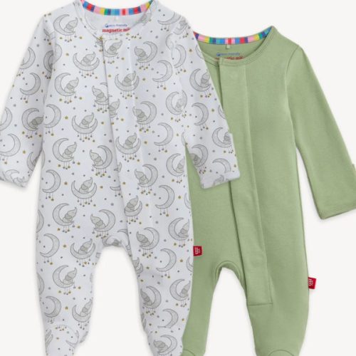 Magnetic 2-Pack Footie - 3-6M