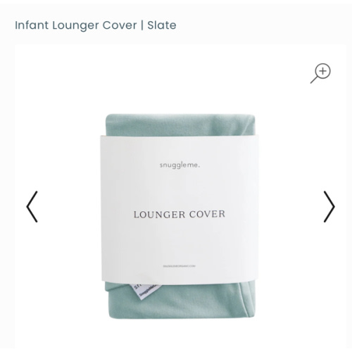 Infant Lounger Cover | Slate