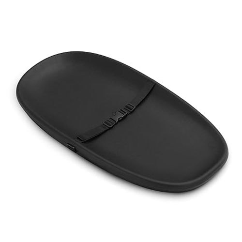 Evolur Eva Baby Changing Pad, Soft, Lightweight and Portable Changing Pad, Fits All Changing Table, Waterproof Firm Padding - Dark Gray