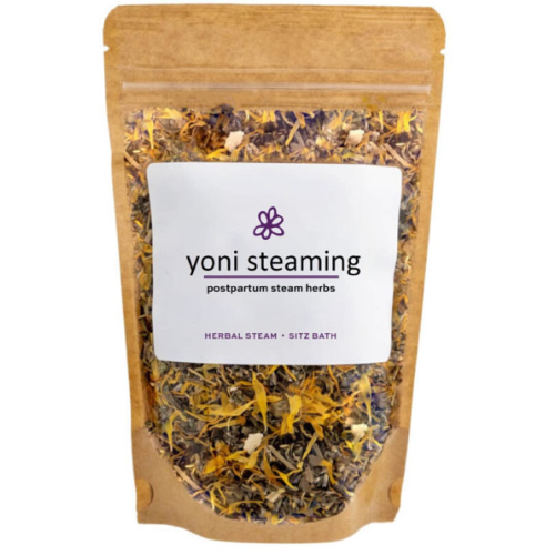 Postpartum Yoni Steaming Herbs & Soothing Sitz Bath Soak For Birth Recovery | Natural Remedy For Healing Perineal Tissues, Hemorrhoids, Episiotomies | 100% Organic Vaginal Steam Herbs | 2-3 Steams