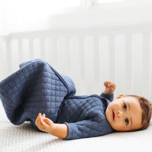 Easy Transition Denim Cotton Sleep Sack | HALO