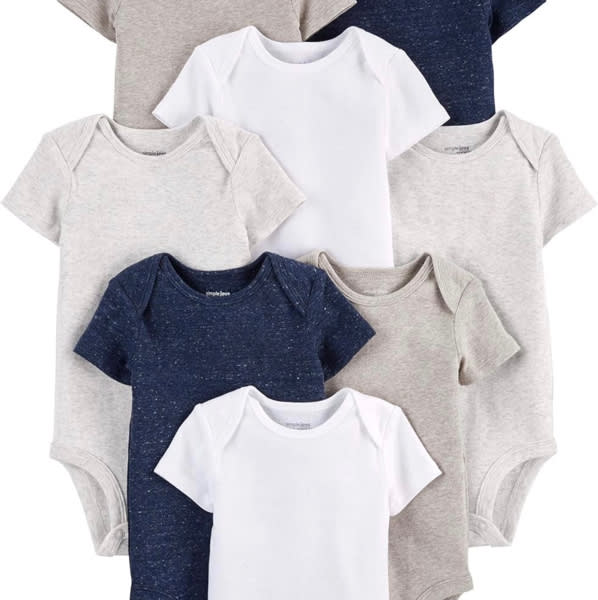 Simple Joys by Carter's Baby 8-Pack Short-Sleeve Bodysuit