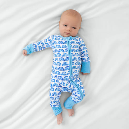 Blue Rainbows Zippy - Little Sleepies
