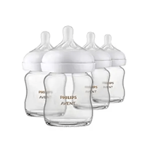 Glass Natural Response Baby Bottle SCY910/04