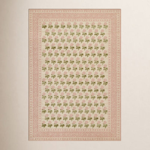 Birch Lane™ Anders Traditional Floral Wool and Nylon Pink Area Rug & Reviews | Wayfair