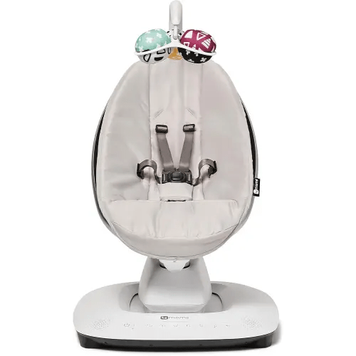 4moms MamaRoo Multi-Motion Baby Swing, Bluetooth Enabled with 5 Unique Motions, Grey