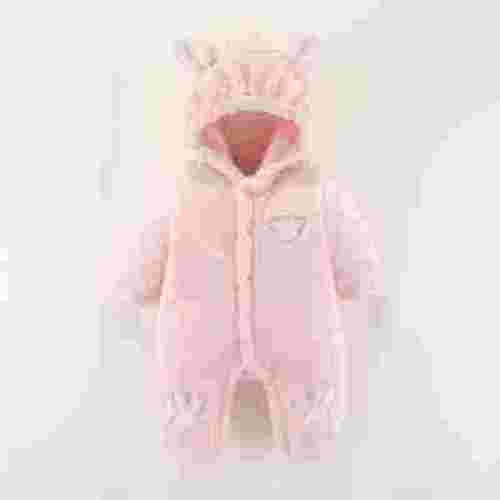 purcolt Baby Days savings!Newborn Baby Girls Boys Cute Bear Fleece Footie Bunting Snowsuit Toddler Infant Hooded Plush Footed Jumpsuit Romper Winter Fall Warm Coat Outfits On Clearance