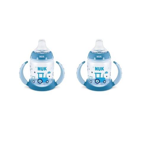 NUK Learner Cup (2 Count (Pack of 1), Tractor), Neutral