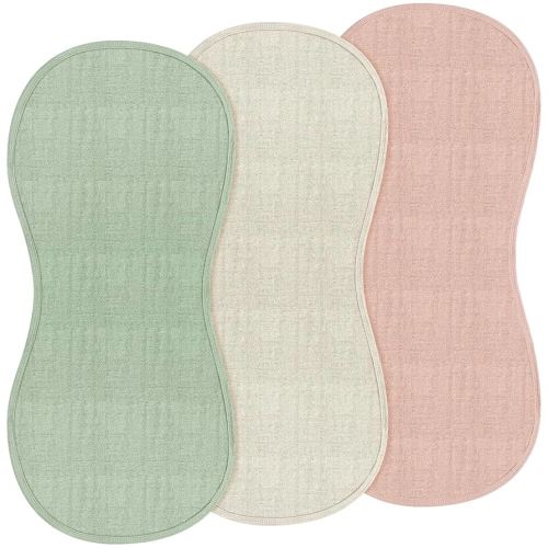 Hhahafelt 3 Pcs Changing Pad Liners Fits in Peanut Shape Changing Pad Waterproof Diaper Mats Organic Cotton Peanut Mats are Warm on a Baby's Back, Washable Reusable(Fresh Style)