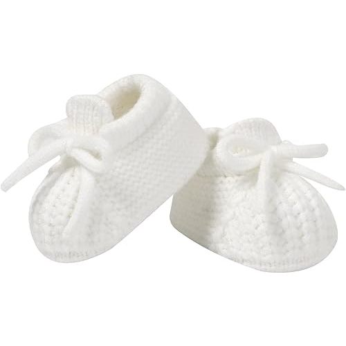 DovFanny Baby Booties Newborn Baby First Shoes Cozy Warm Knit Soft Booties for Toddler Infant Boy Girl