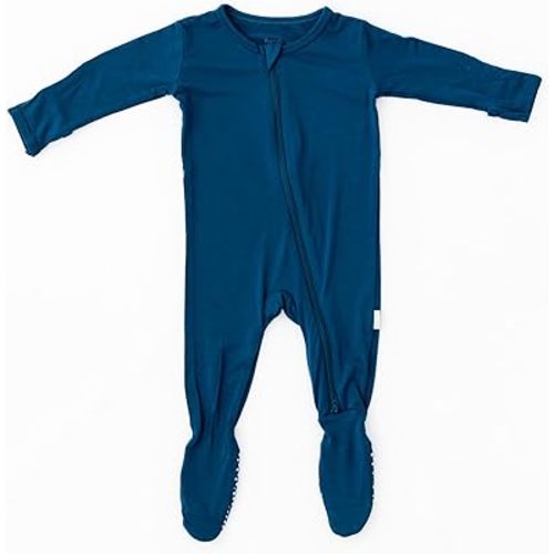 Soft Baby Bamboo Viscose Footie Pajamas, Zipper Closure, 0-24 Months