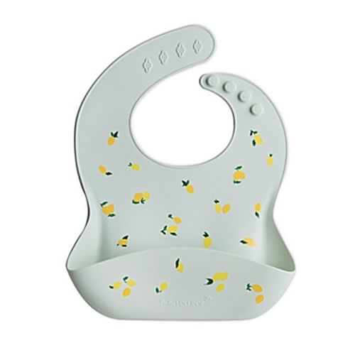 Loulou Lollipop® Lemon Pocket Bib in Mint