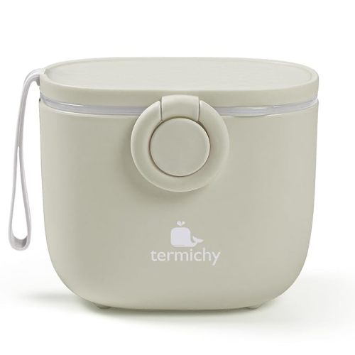 Termichy Baby Formula Dispenser, Portable Milk Powder Dispenser Container with Carry Handle and Scoop for Travel Outdoor Activities with Baby Infant, 8.8OZ, 0.55LB, 250g, 500ml (Pink)